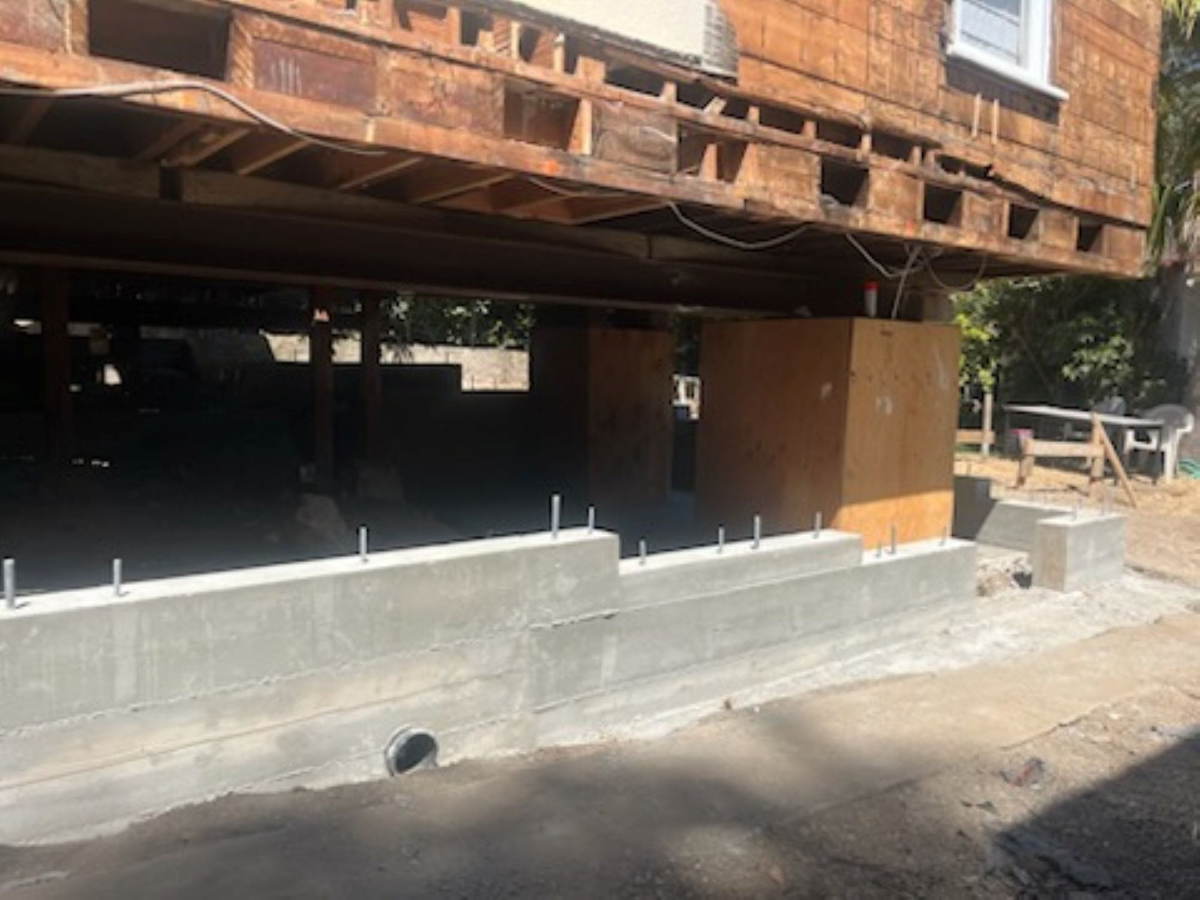 New house foundation