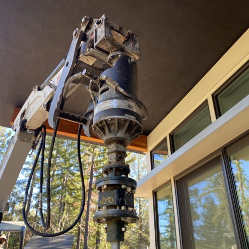 Helical Pier Drilling